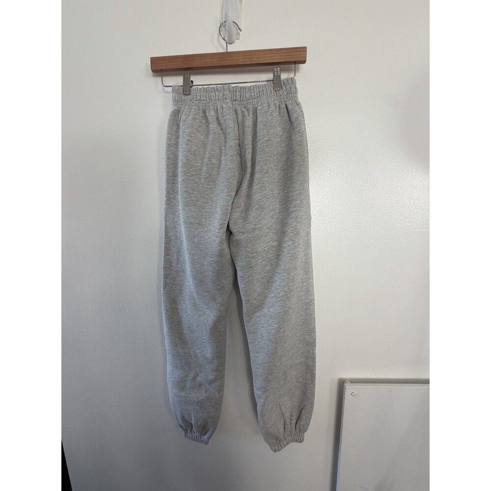 NWT Princess Polly Women’s Gray Puffy Logo Fleece Jogger Sweatpants US 2 XS - Picture 6 of 8